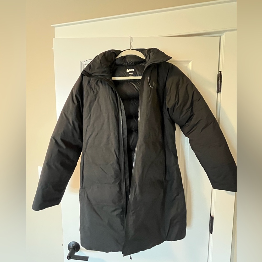 REI Co-op Stormhenge Down Hybrid Parka, Black, Women's Small